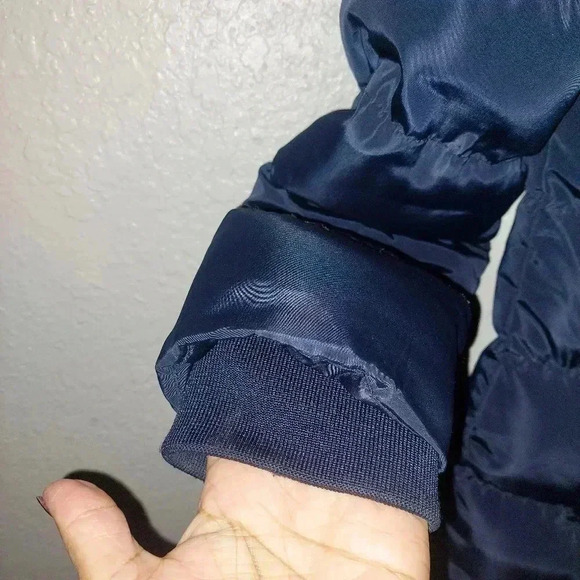 Tiffosi Evelyn Navy Puffer Jacket Size Large - Picture 6 of 11